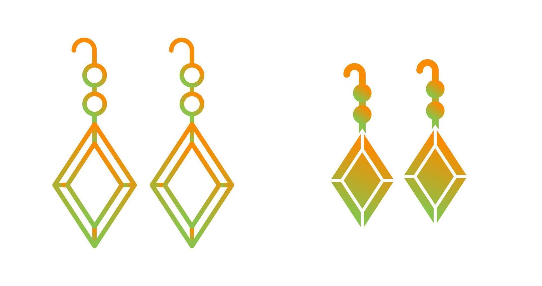Earrings Vector Icon