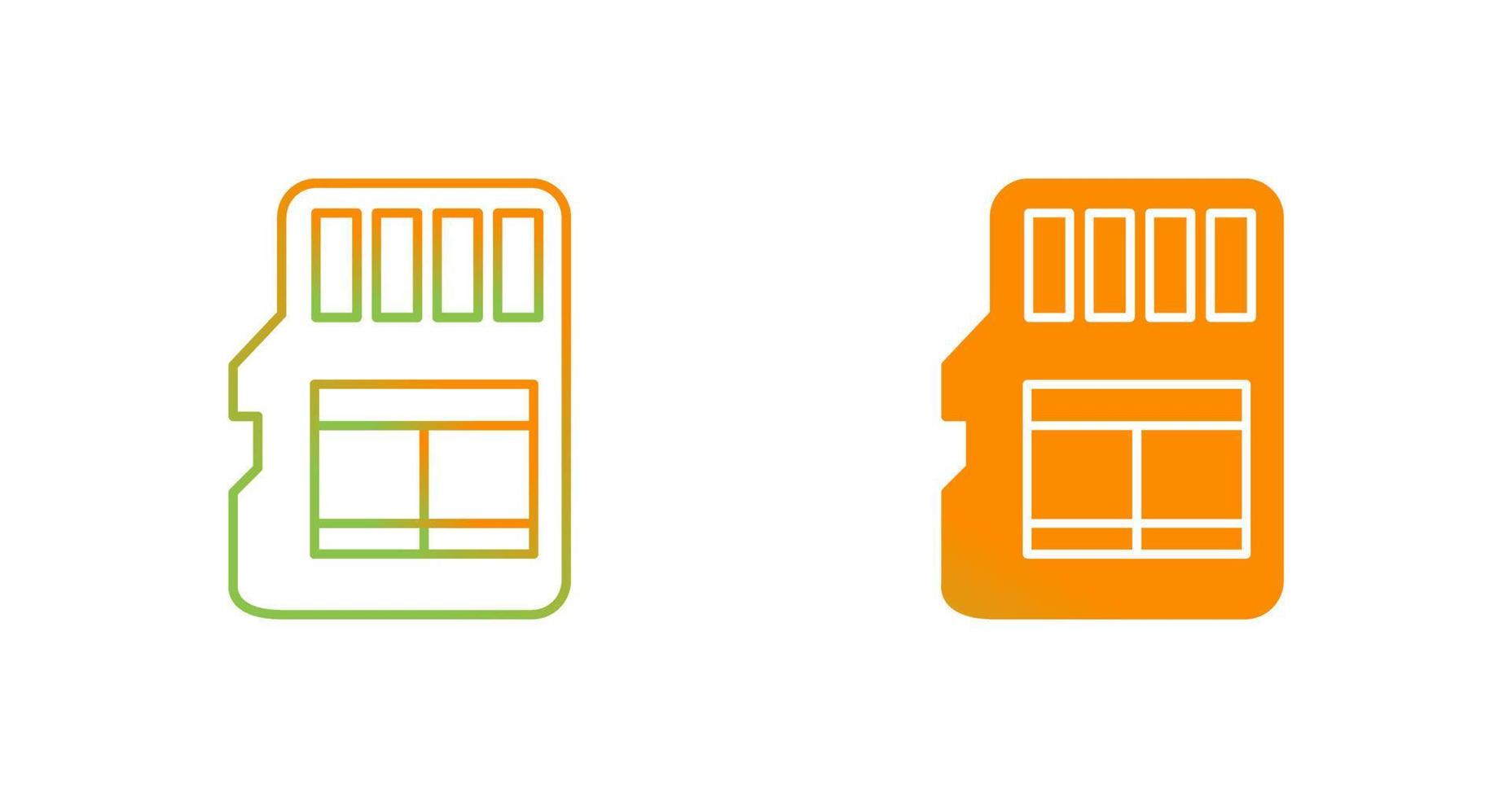 Memory Card Vector Icon