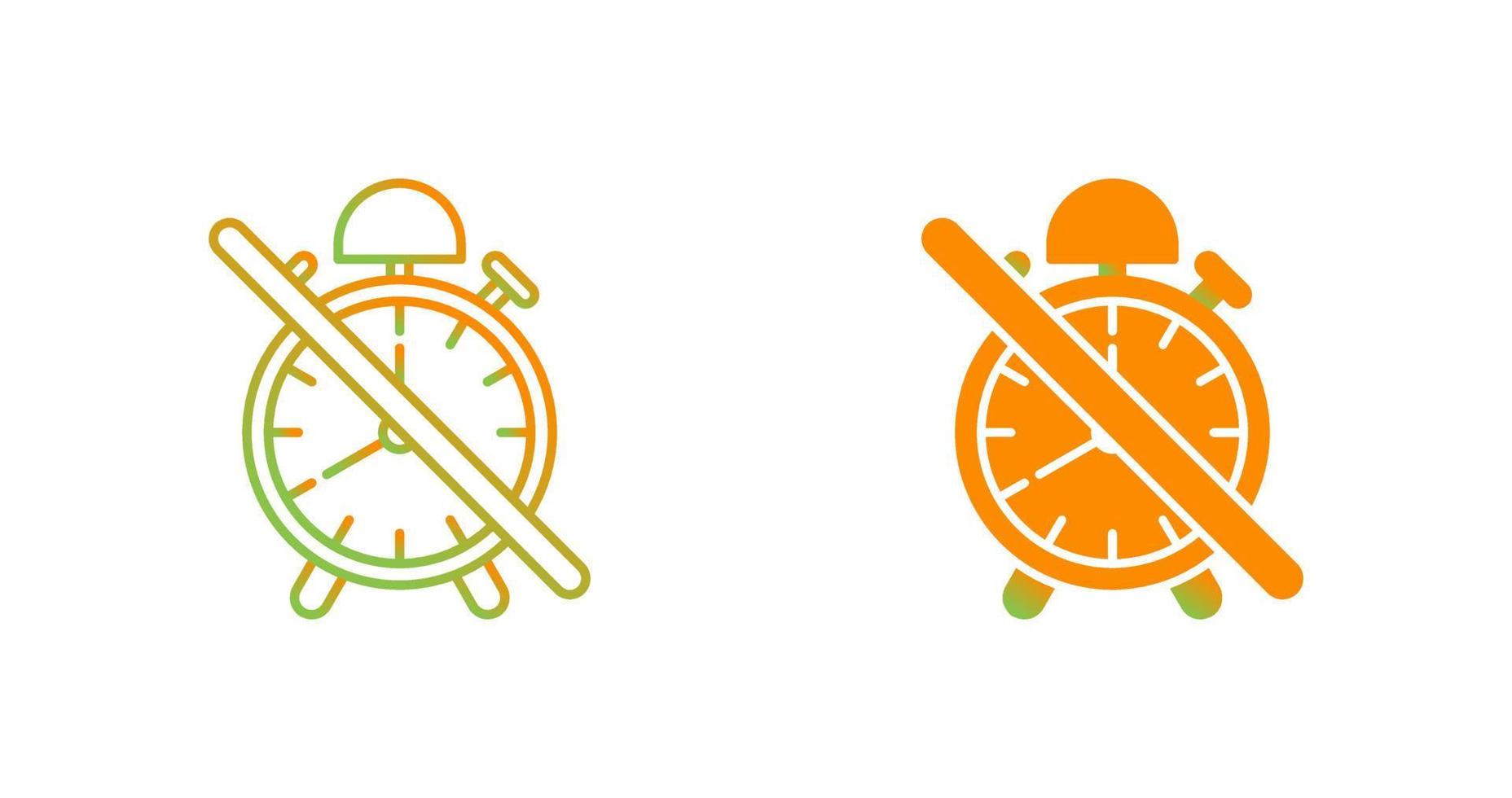 No Alarm Vector Icon
