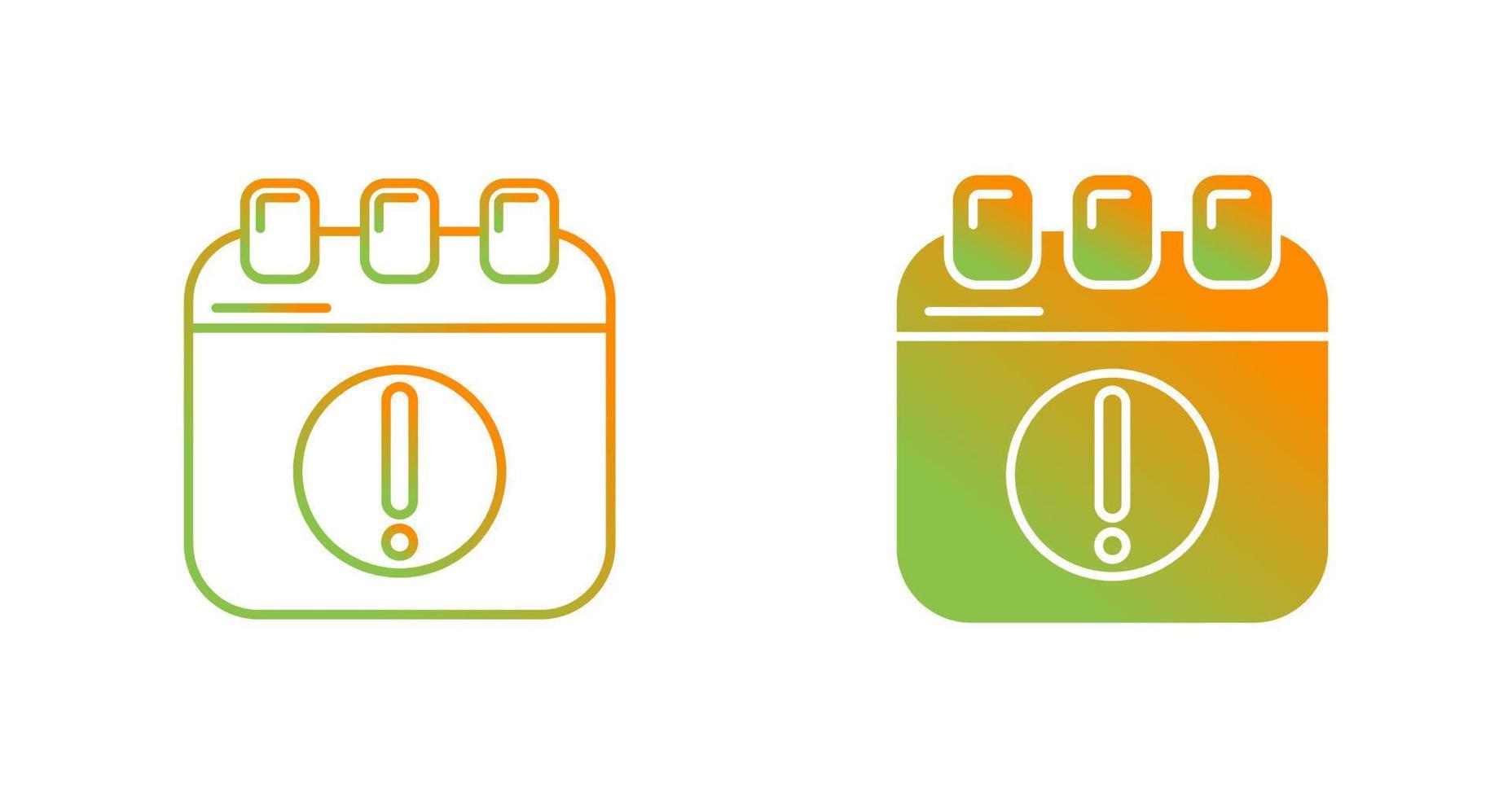 Alert Vector Icon