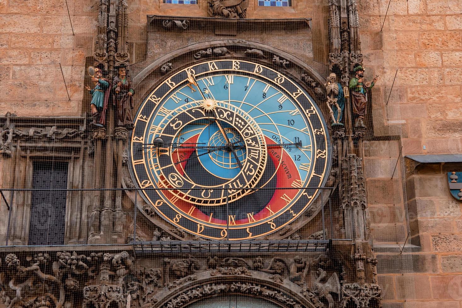Prague Astronomical Clock in the Old Town of Prague photo