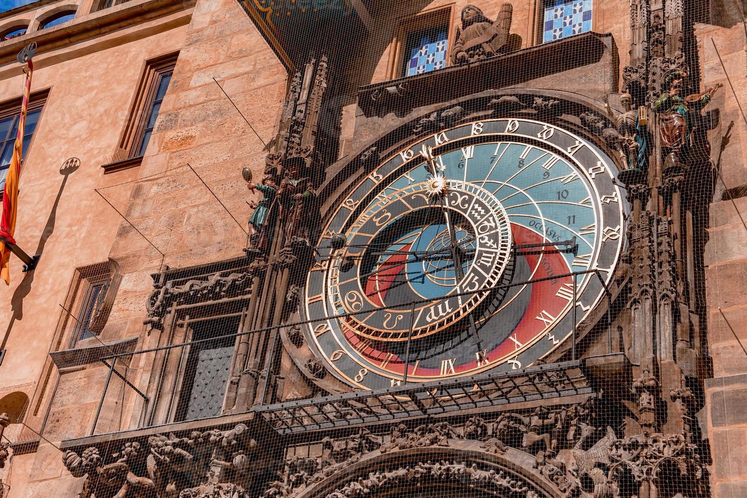 Prague Astronomical Clock in the Old Town of Prague photo