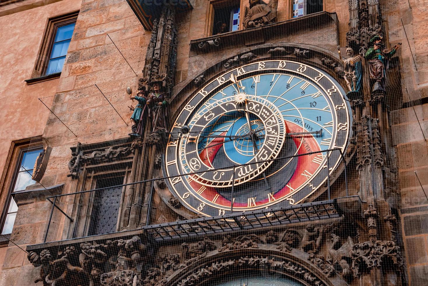 Prague Astronomical Clock in the Old Town of Prague photo