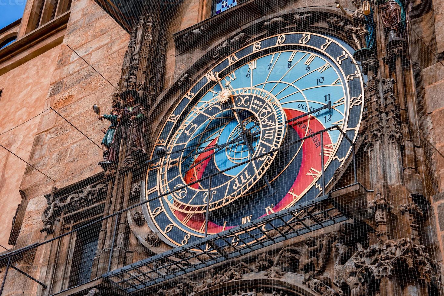 Prague Astronomical Clock in the Old Town of Prague photo