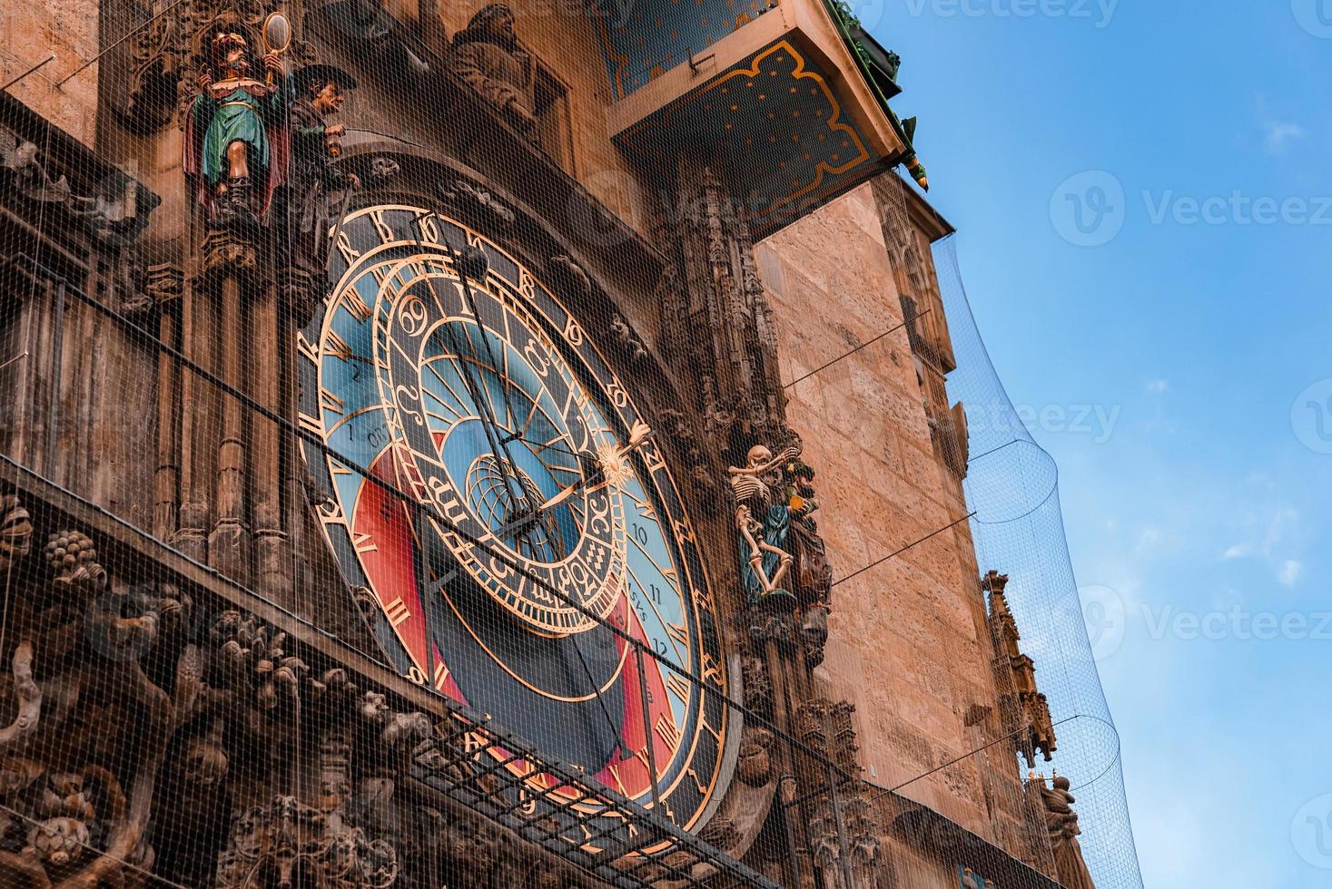Prague Astronomical Clock in the Old Town of Prague photo