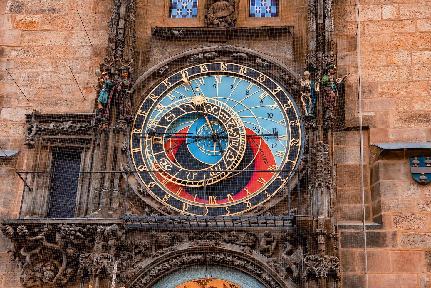 Prague Astronomical Clock in the Old Town of Prague photo