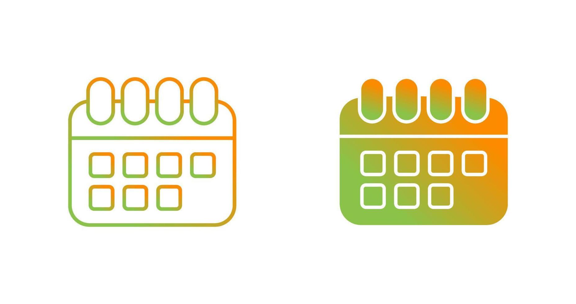 Calendar Vector Icon