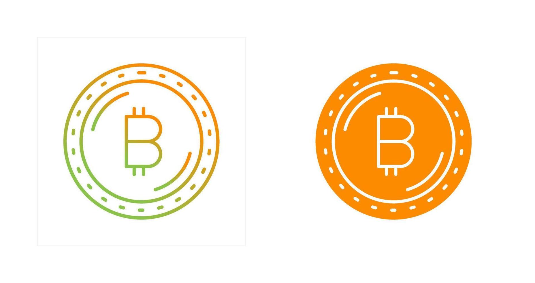 Bitcoin Currency Vector Icon