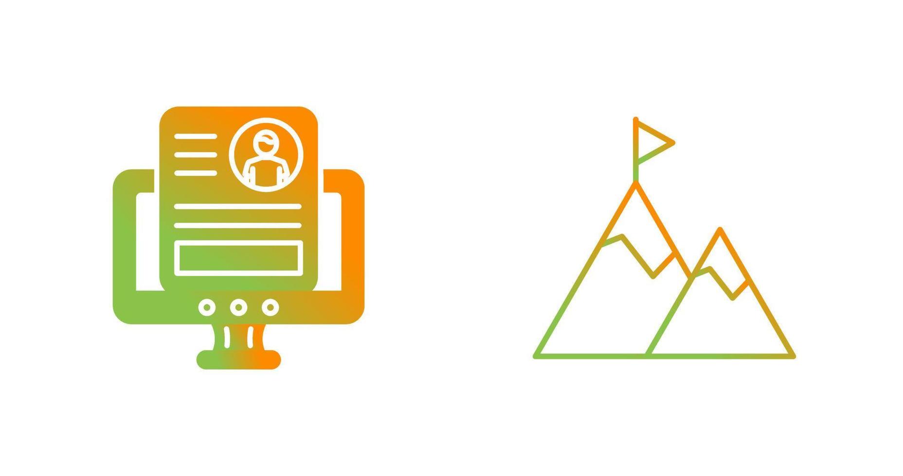 Peak Vector Icon