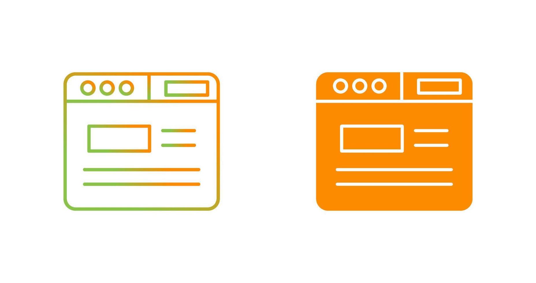 Webpage Vector Icon