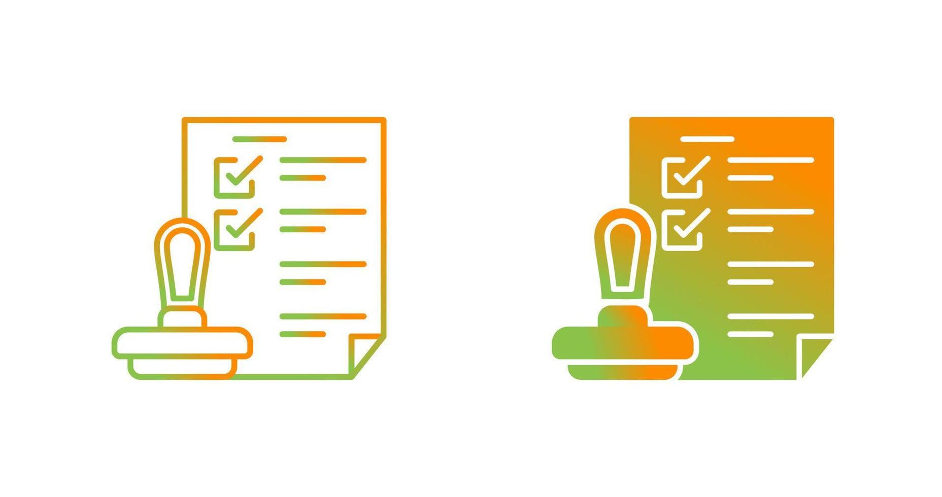 Stamp Vector Icon