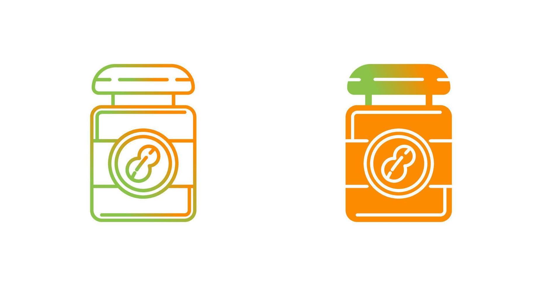 Peanut Butter Vector Icon