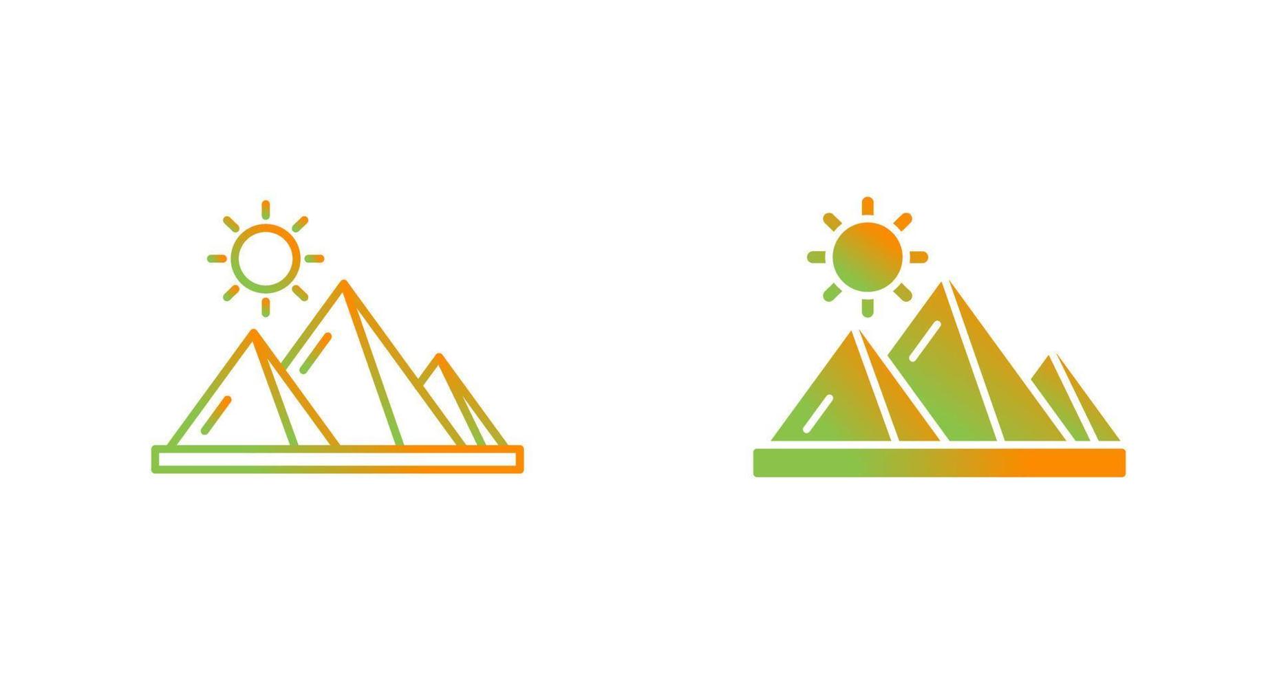 Pyramid Vector Icon