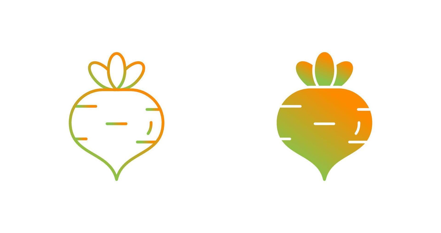 Turnip Vector Icon