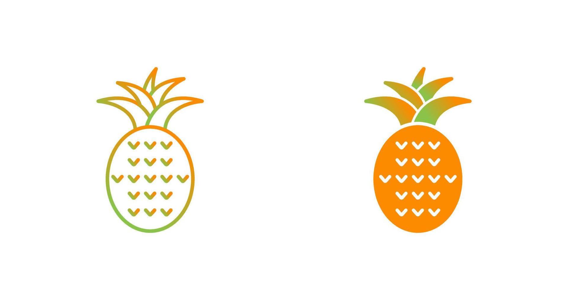 Pineapple Vector Icon