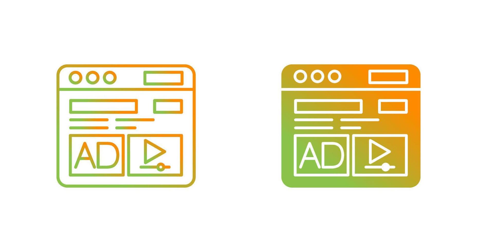 AD Vector Icon