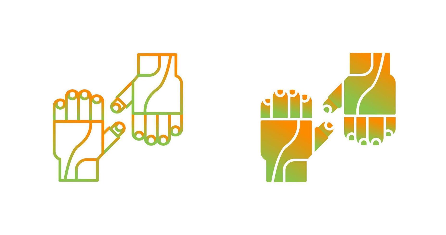 Cycling Gloves Vector Icon