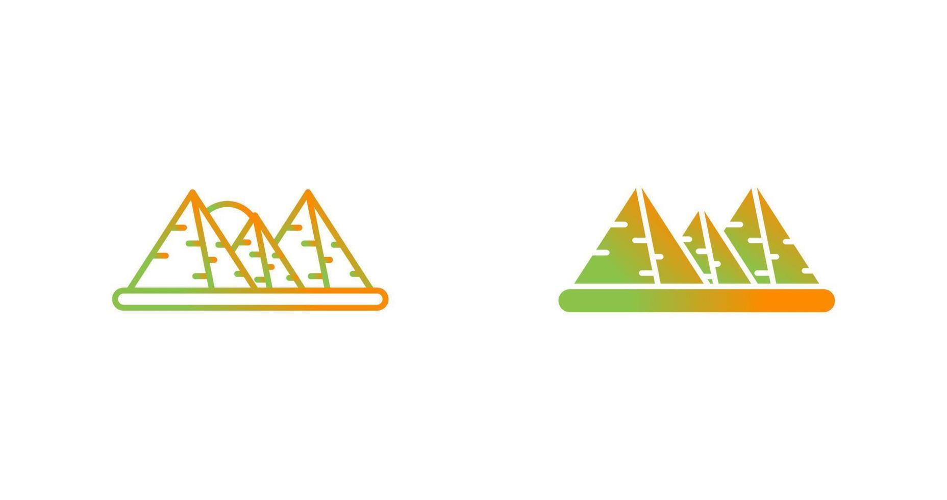 Pyramid Vector Icon