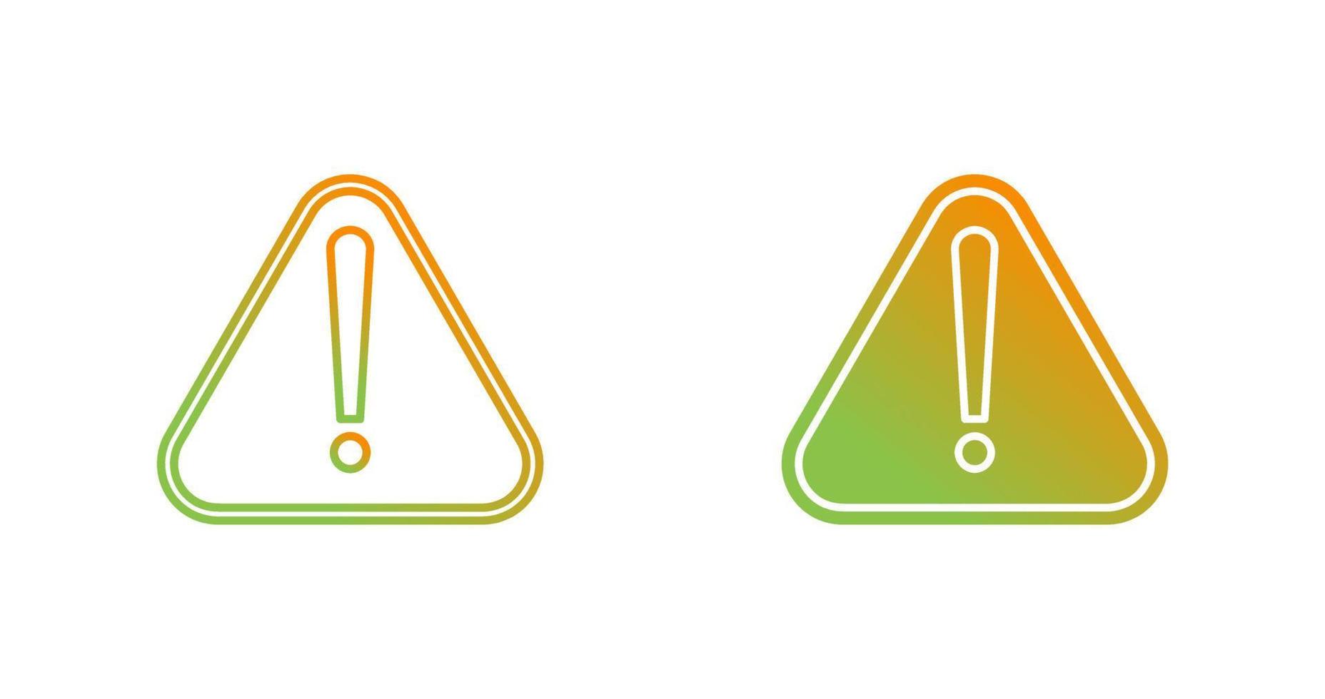 Warning Sign Vector Icon