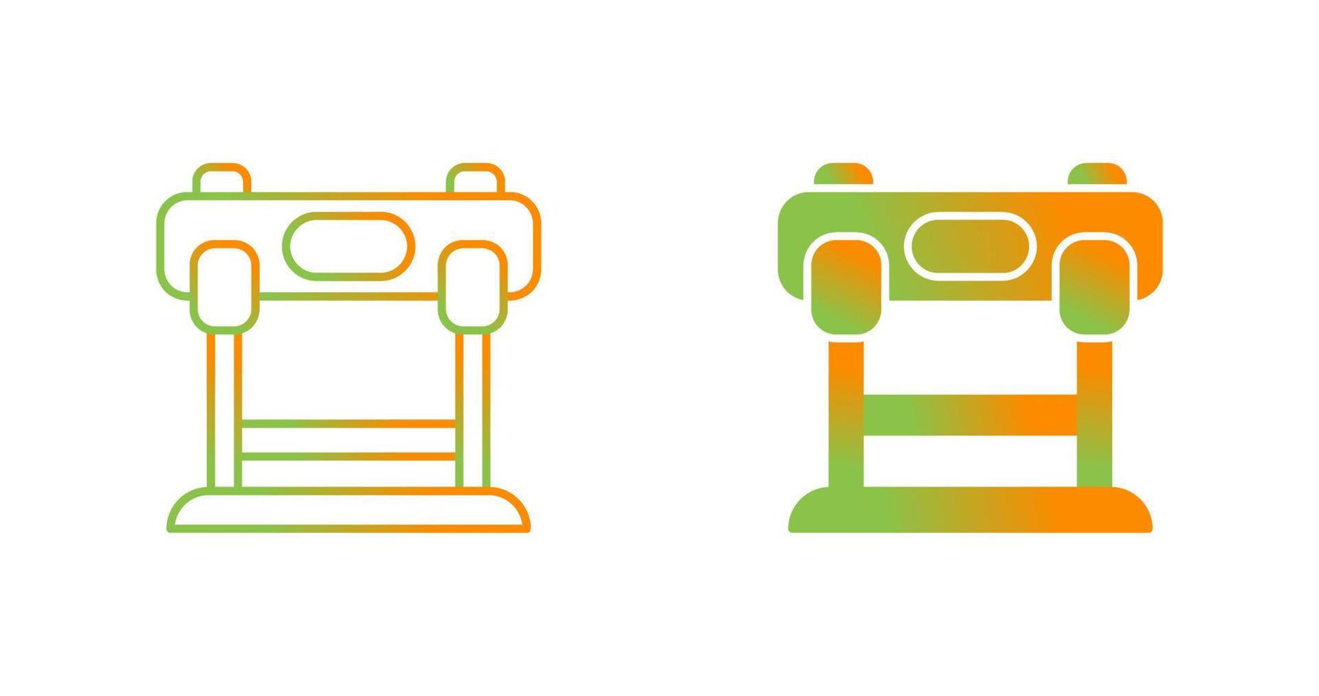 Hurdles Race Vector Icon