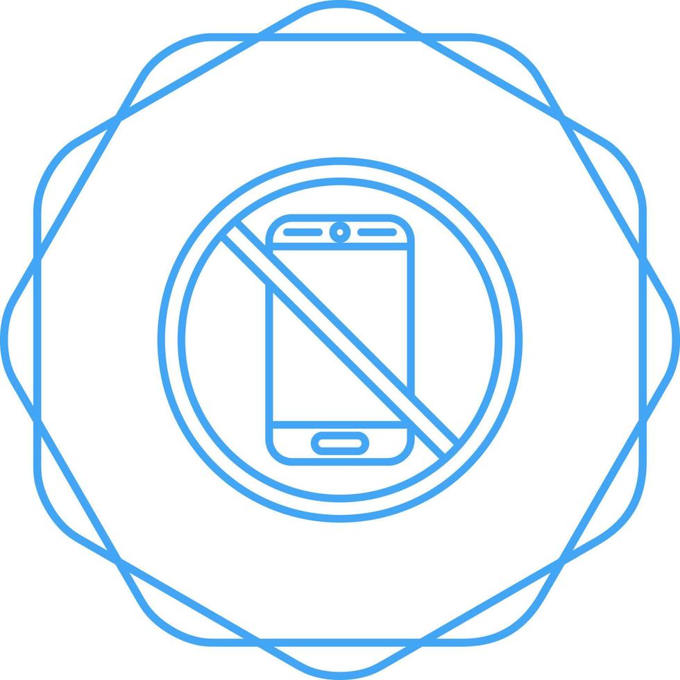 No Phone Vector Icon