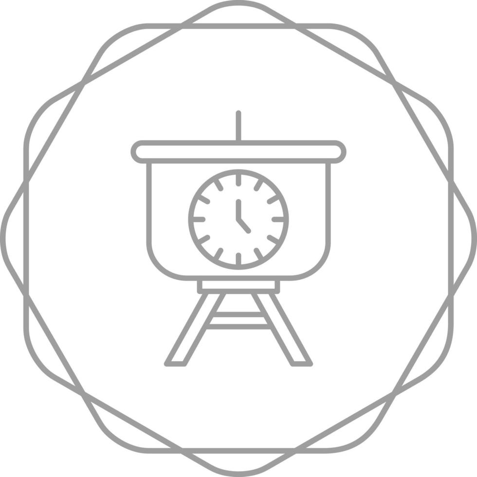 Time Manage Presentation Vector Icon