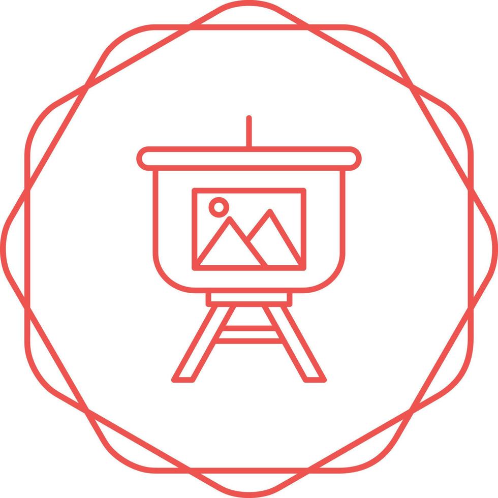 Gallery Presentation Vector Icon