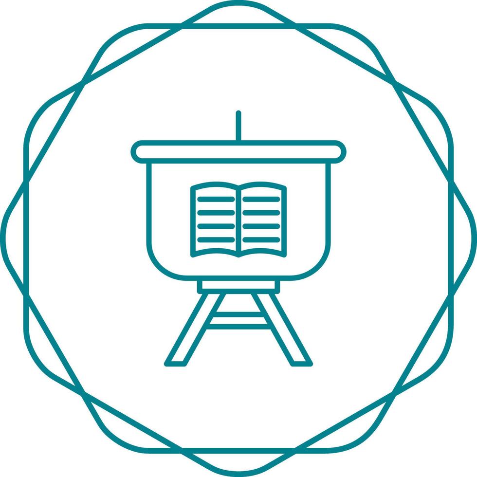 Education Presentation Vector Icon
