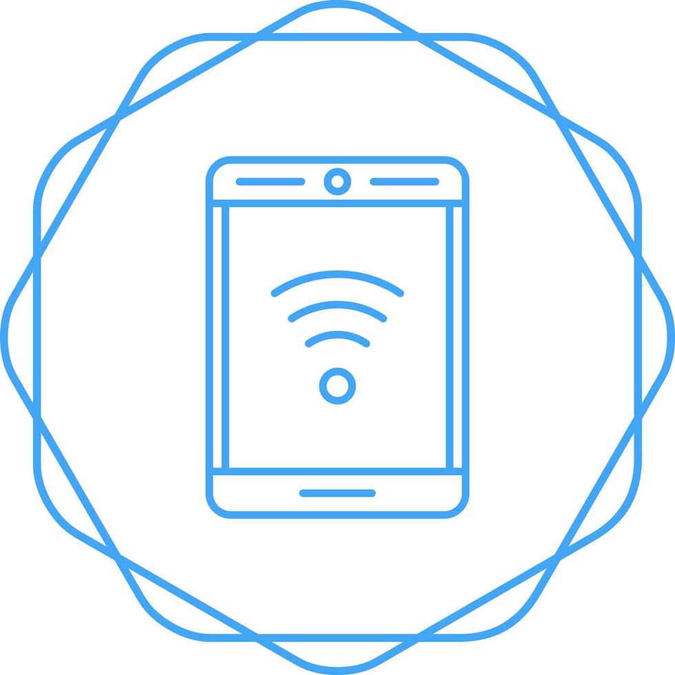 Phone With Signal Vector Icon