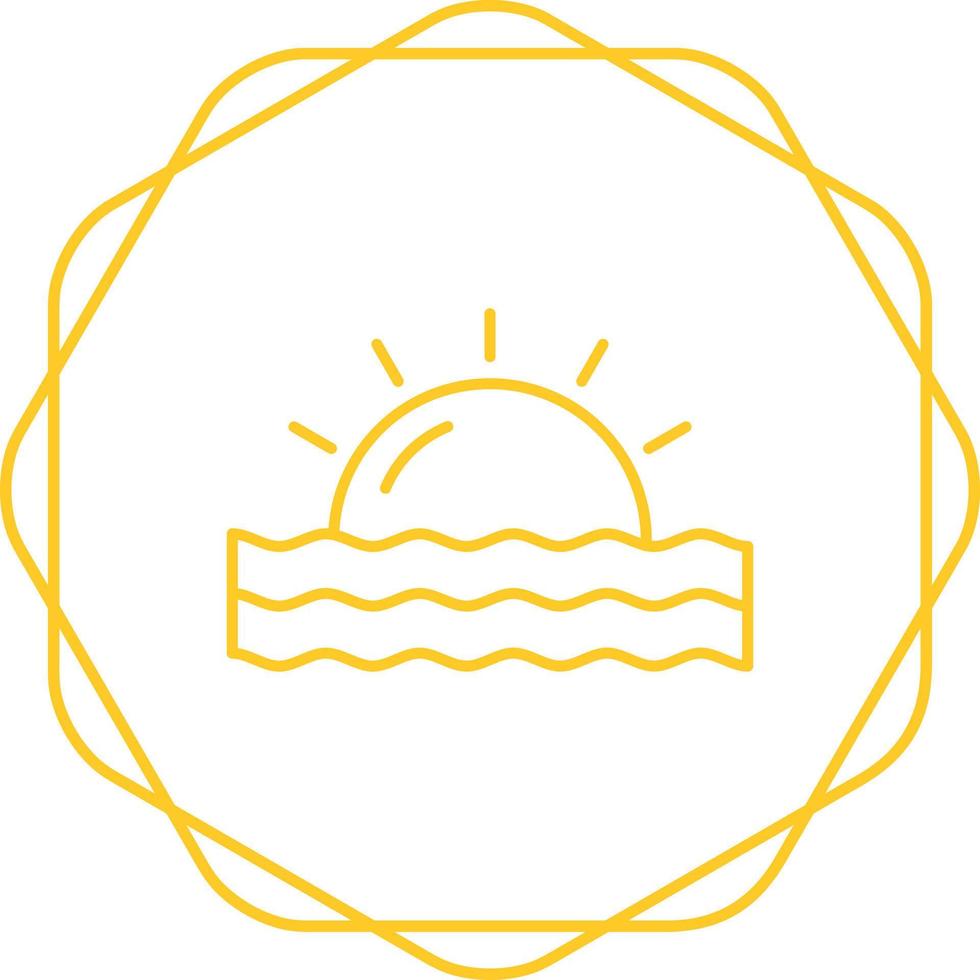 Sunset Vector Icon