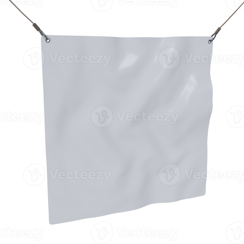 Blank banner flag png