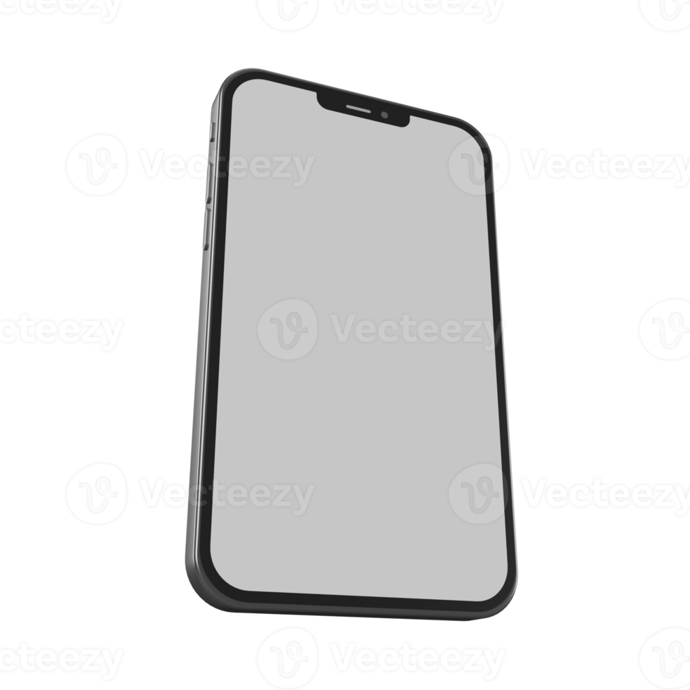 Blank screen phone png