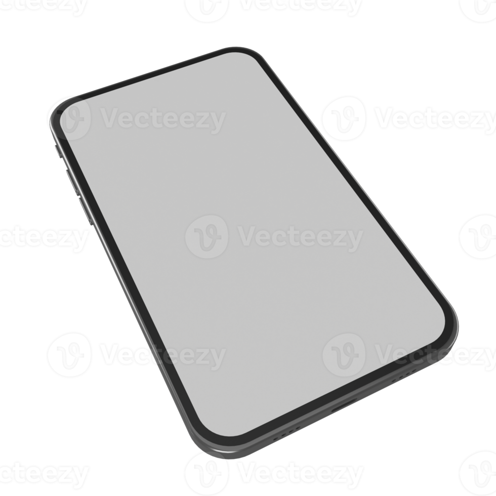 Blank screen phone png