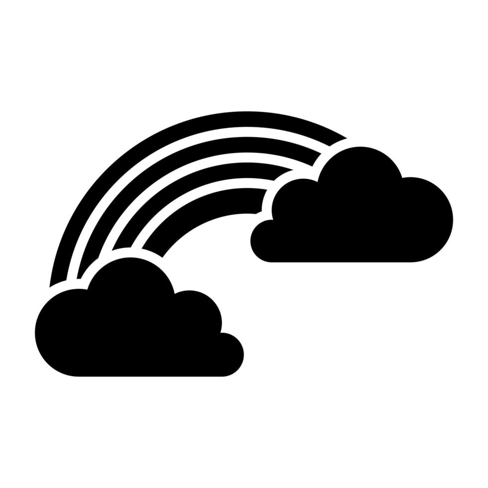 A beautifully designed vector of rainbow in modern style, a meteorological phenomenon icon, download this premium icon