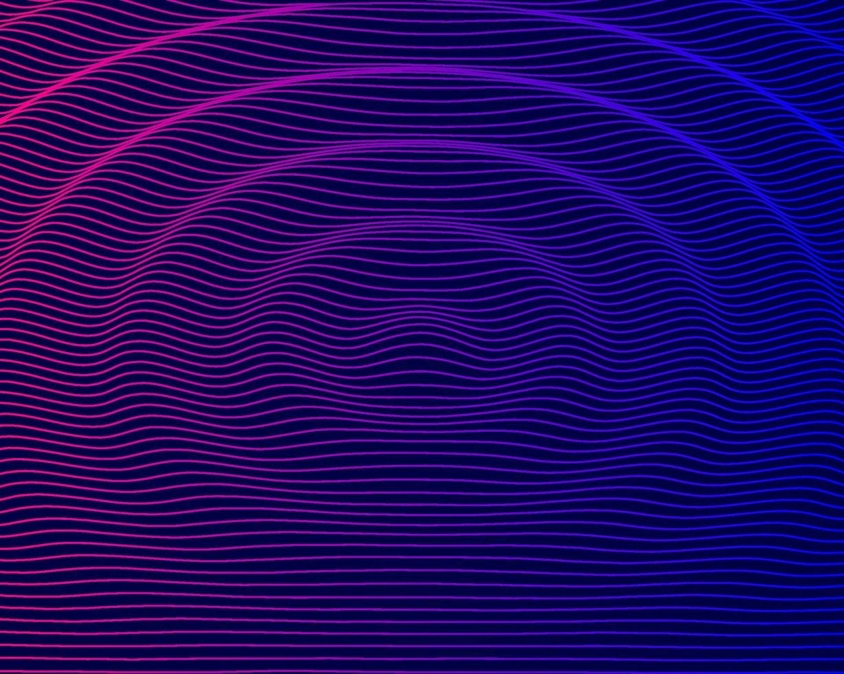Vector 3D ripple effect abstract background. Futuristic technology design  with purple and blue gradient transition.