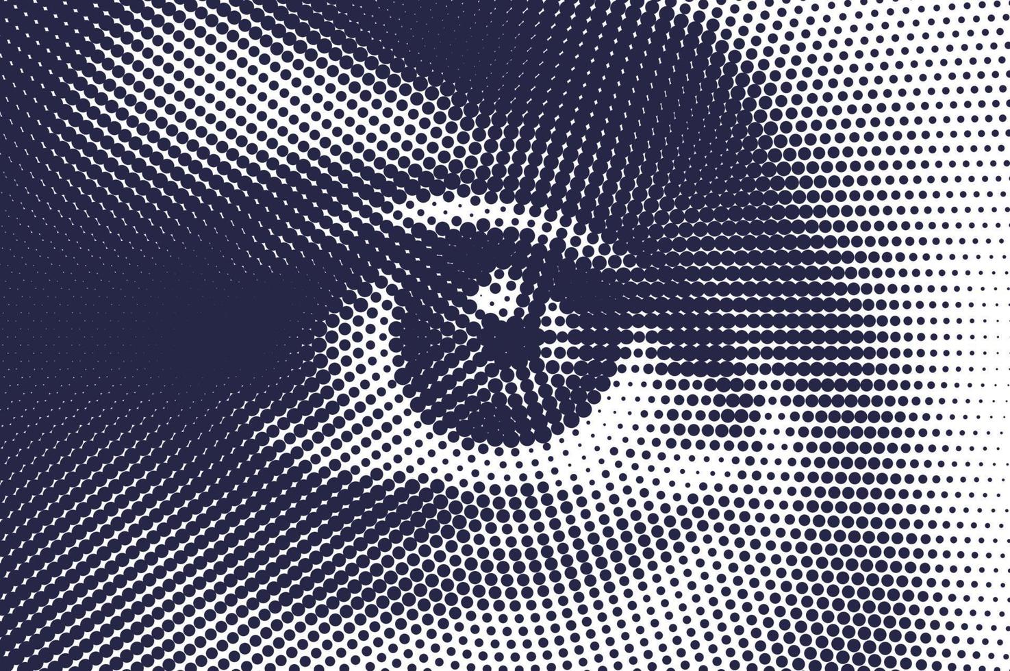 Vector human eye illustration made by halftone patter.