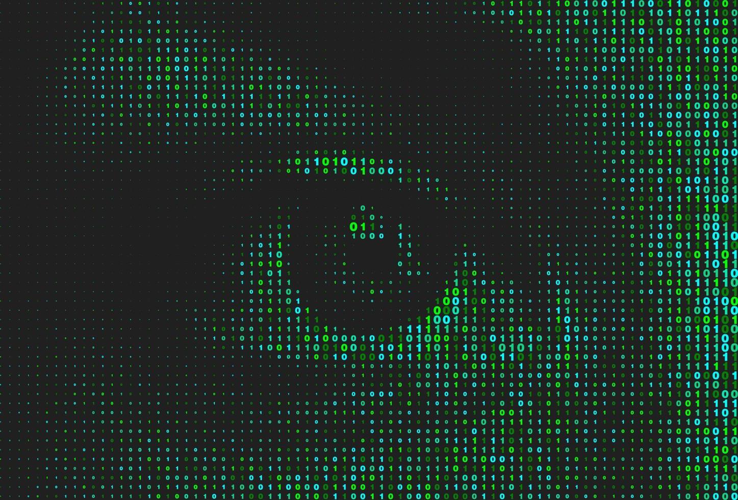 Abstract smooth thin lines on dark blue background. Futuristic technology design backdrop with purple and blue gradient transition. vector