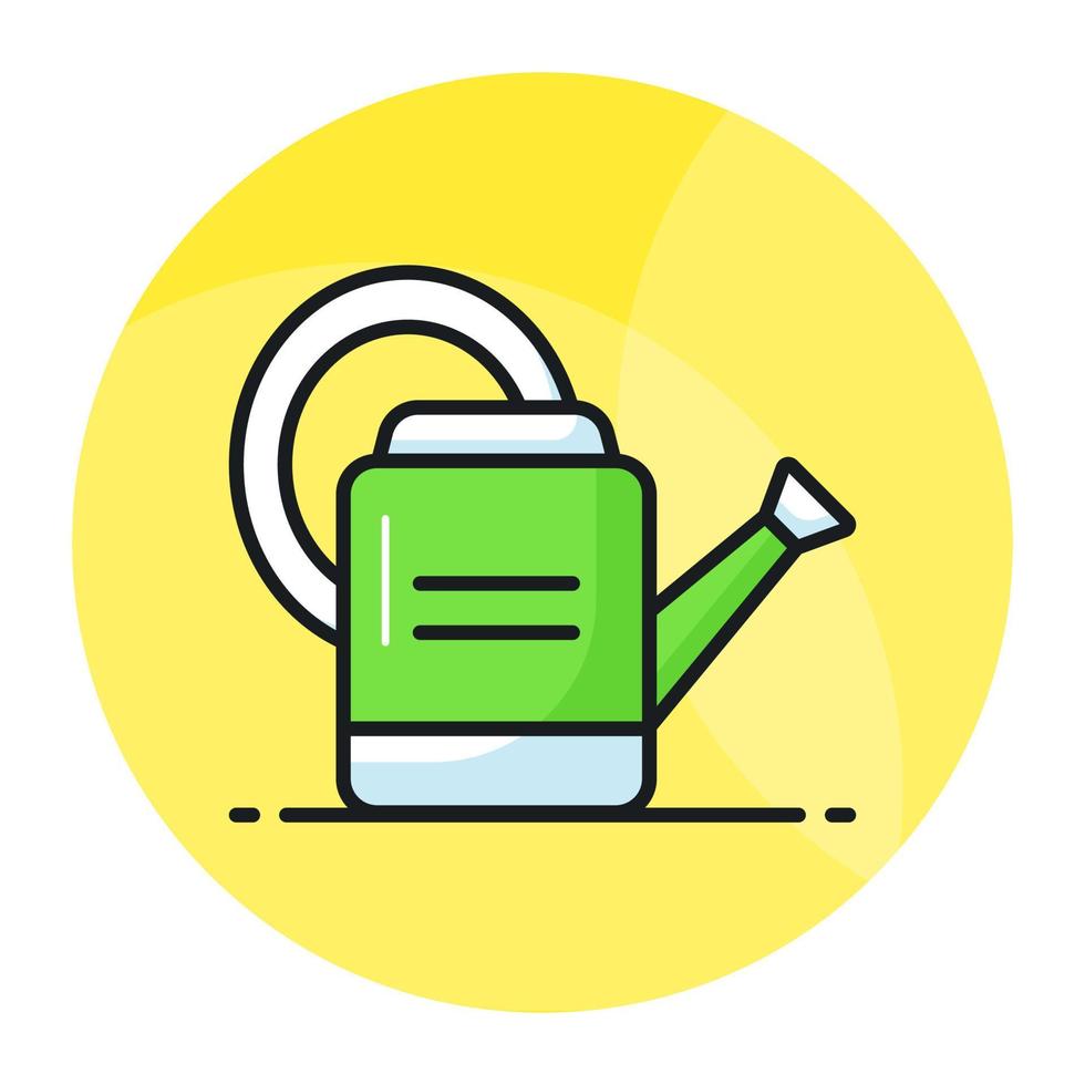 An amazing icon of watering can in trendy style, easy to use icon vector