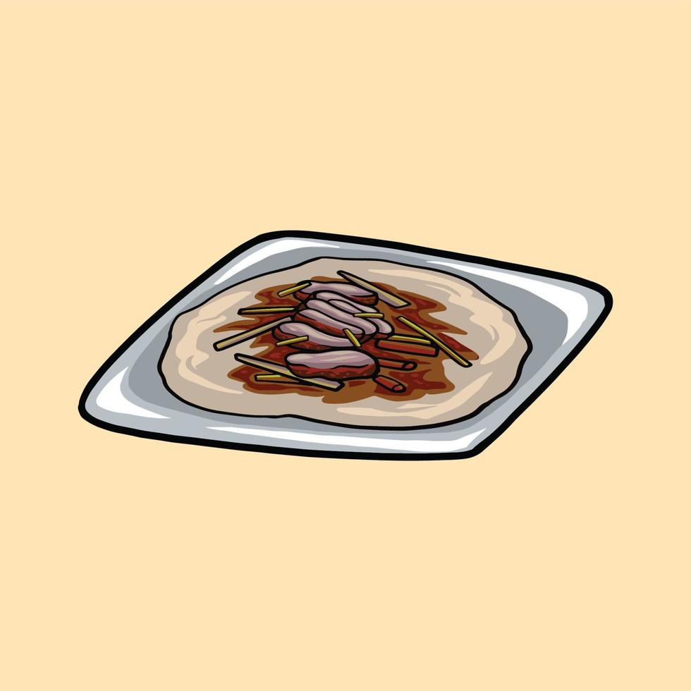 easy peking duck food vector