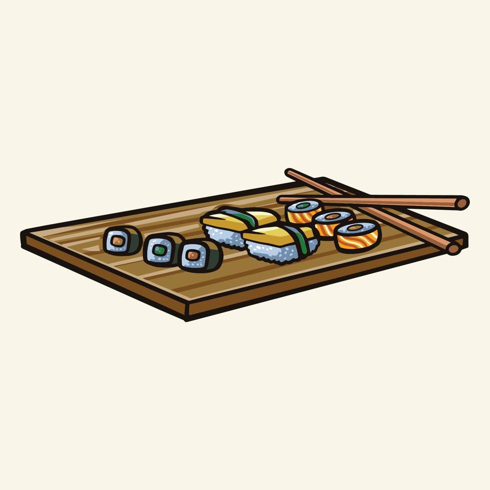 Sushi food vector