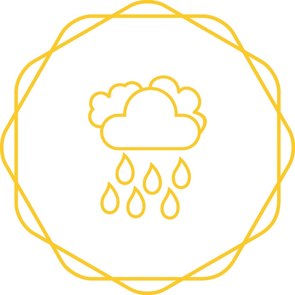 Light Rain Vector Icon