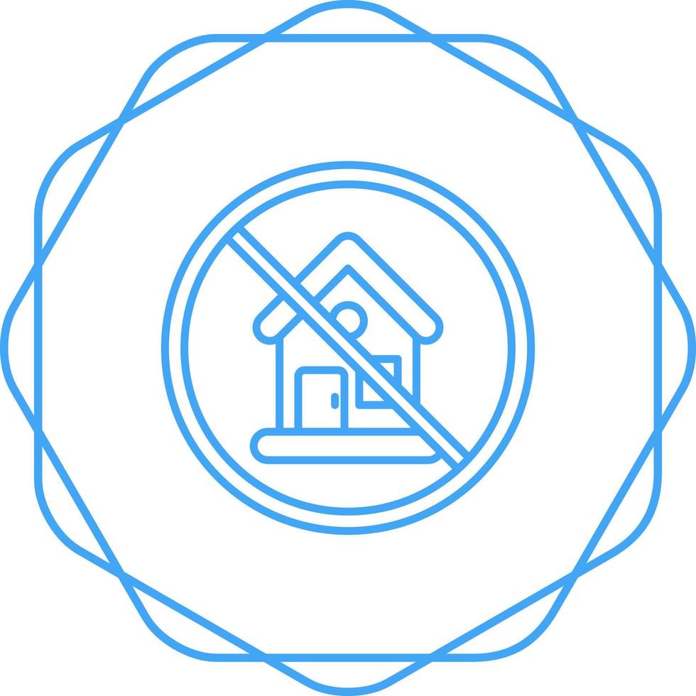 No House Vector Icon