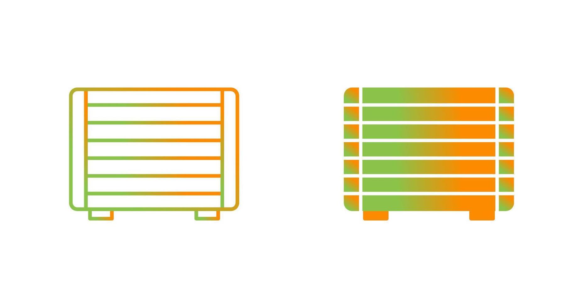 Gas Heater Vector Icon