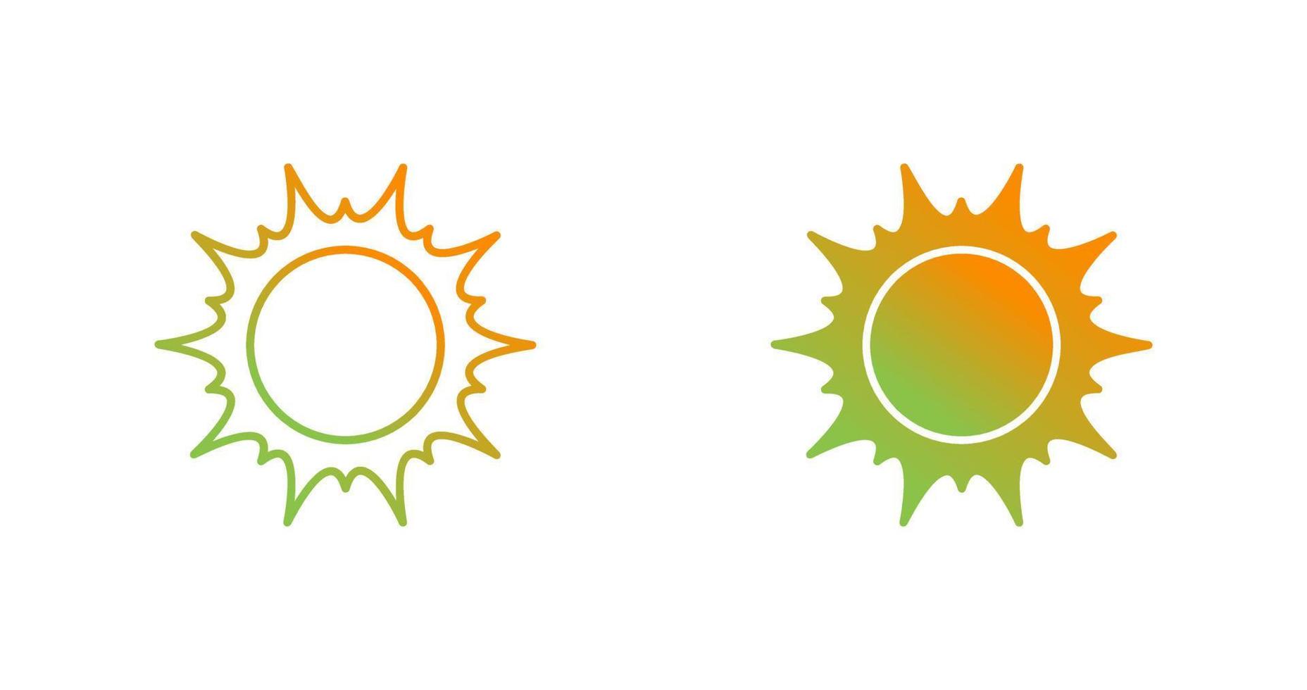 Sun Vector Icon