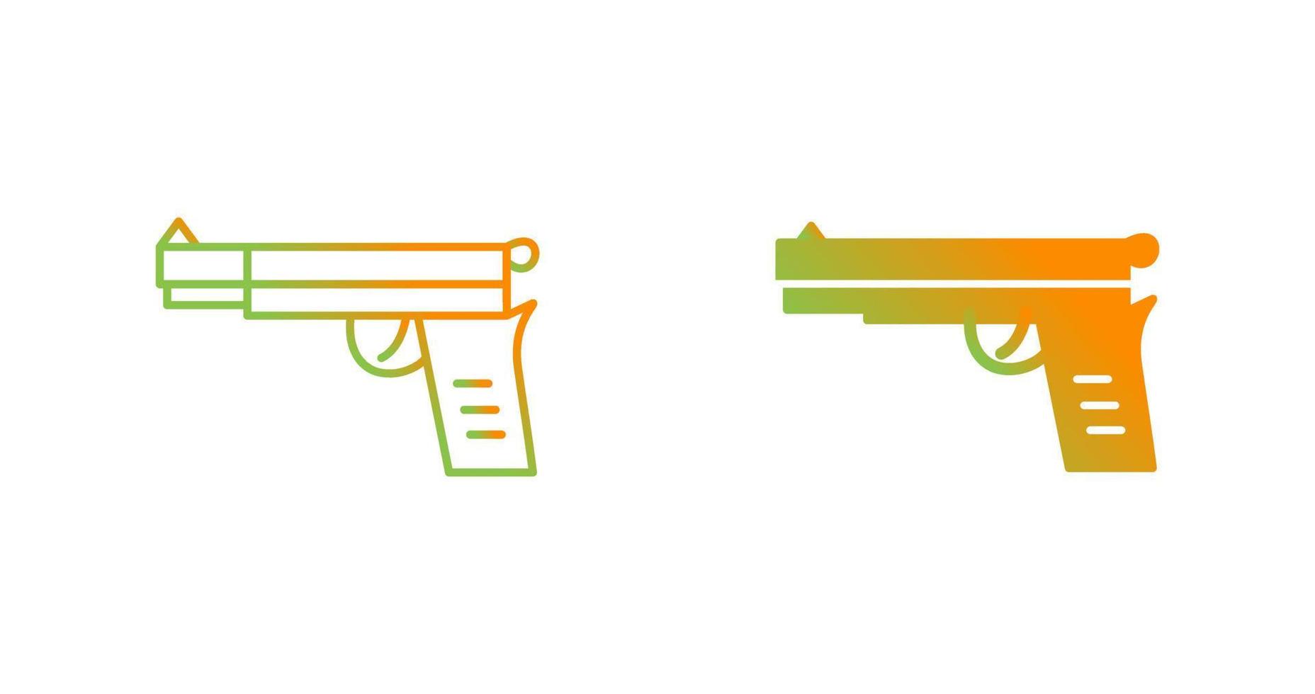 Pistol Vector Icon