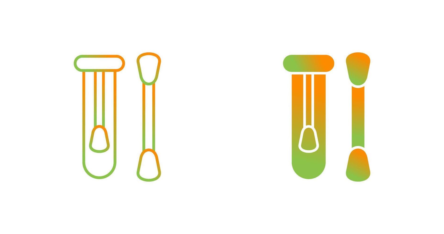 Cotton Swabs Vector Icon