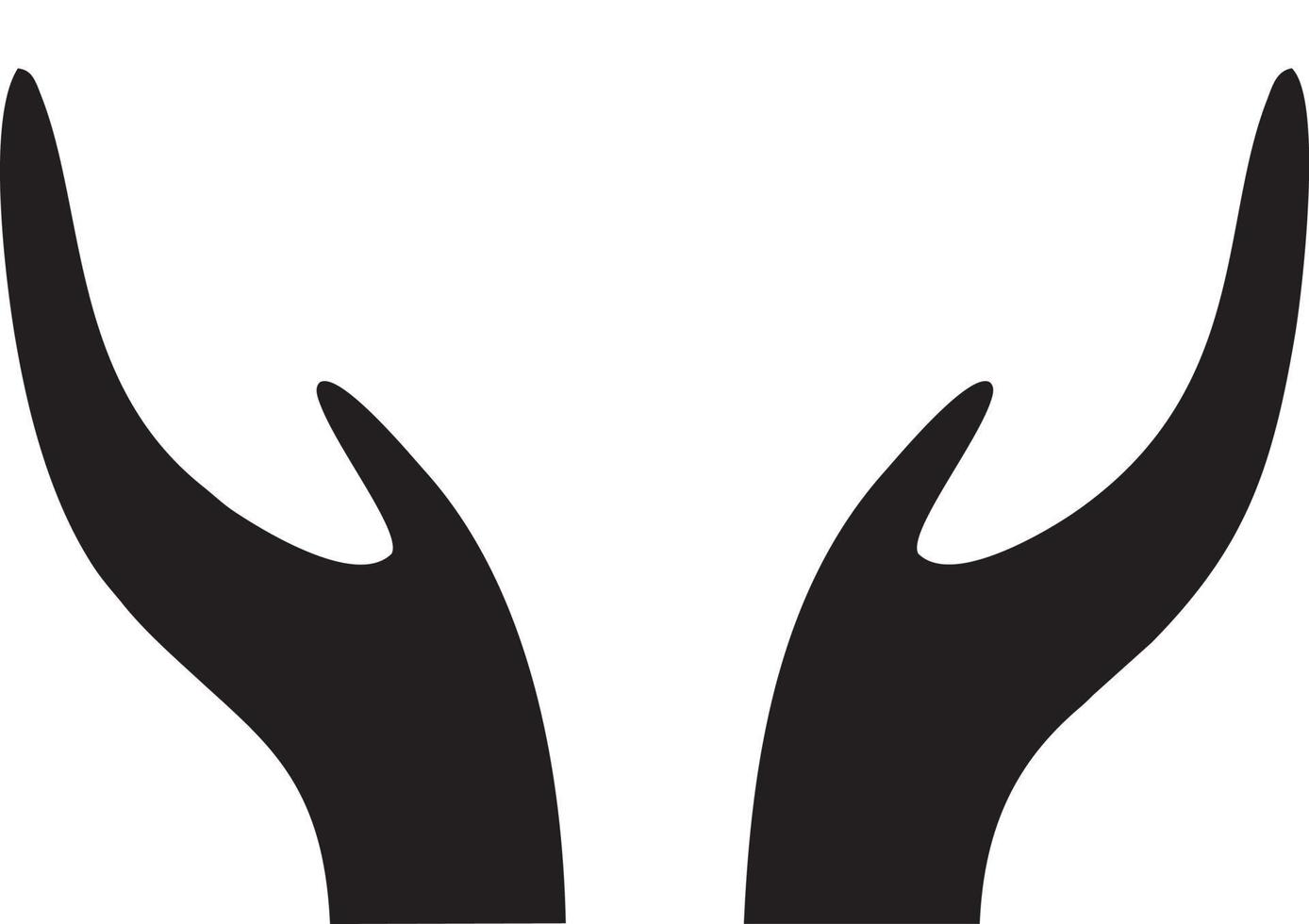 Hand icon symbol vector image. Illustration of the isolated finger hand touch human design. EPS 10