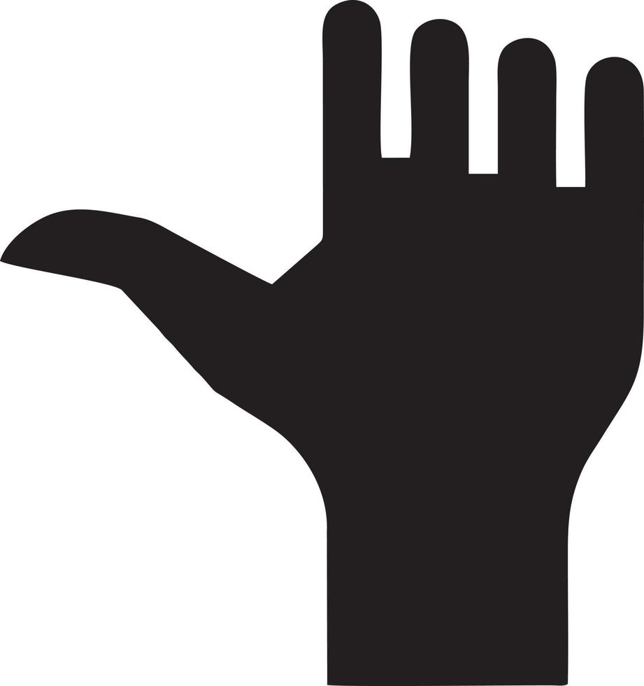 Hand icon symbol vector image. Illustration of the isolated finger hand touch human design. EPS 10