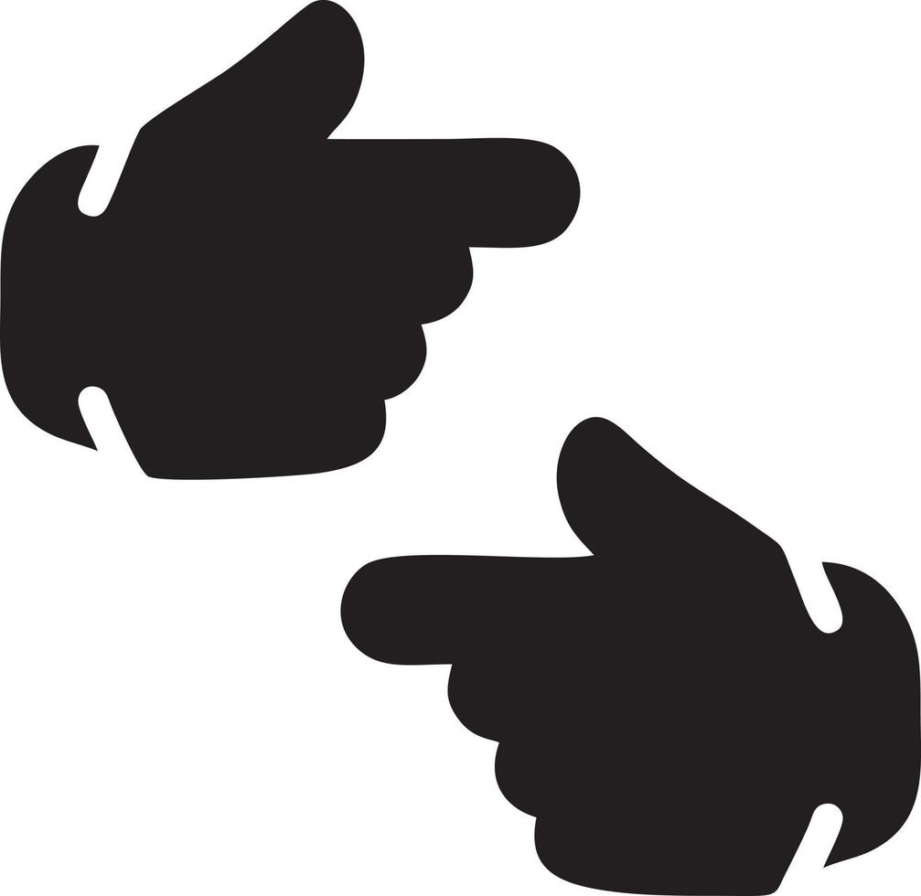 Hand icon symbol vector image. Illustration of the isolated finger hand touch human design. EPS 10