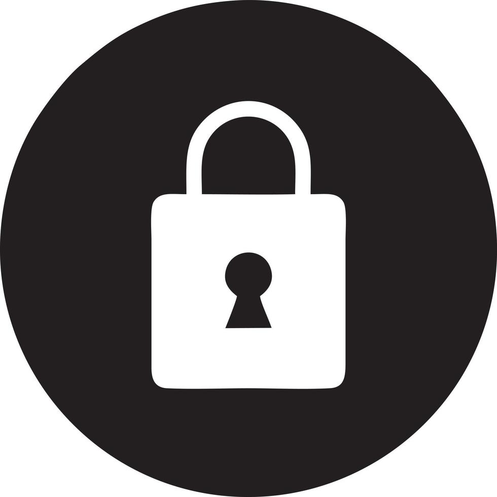 Lock security icon symbol vector image. Illustration of the key secure access system vector design. EPS 10